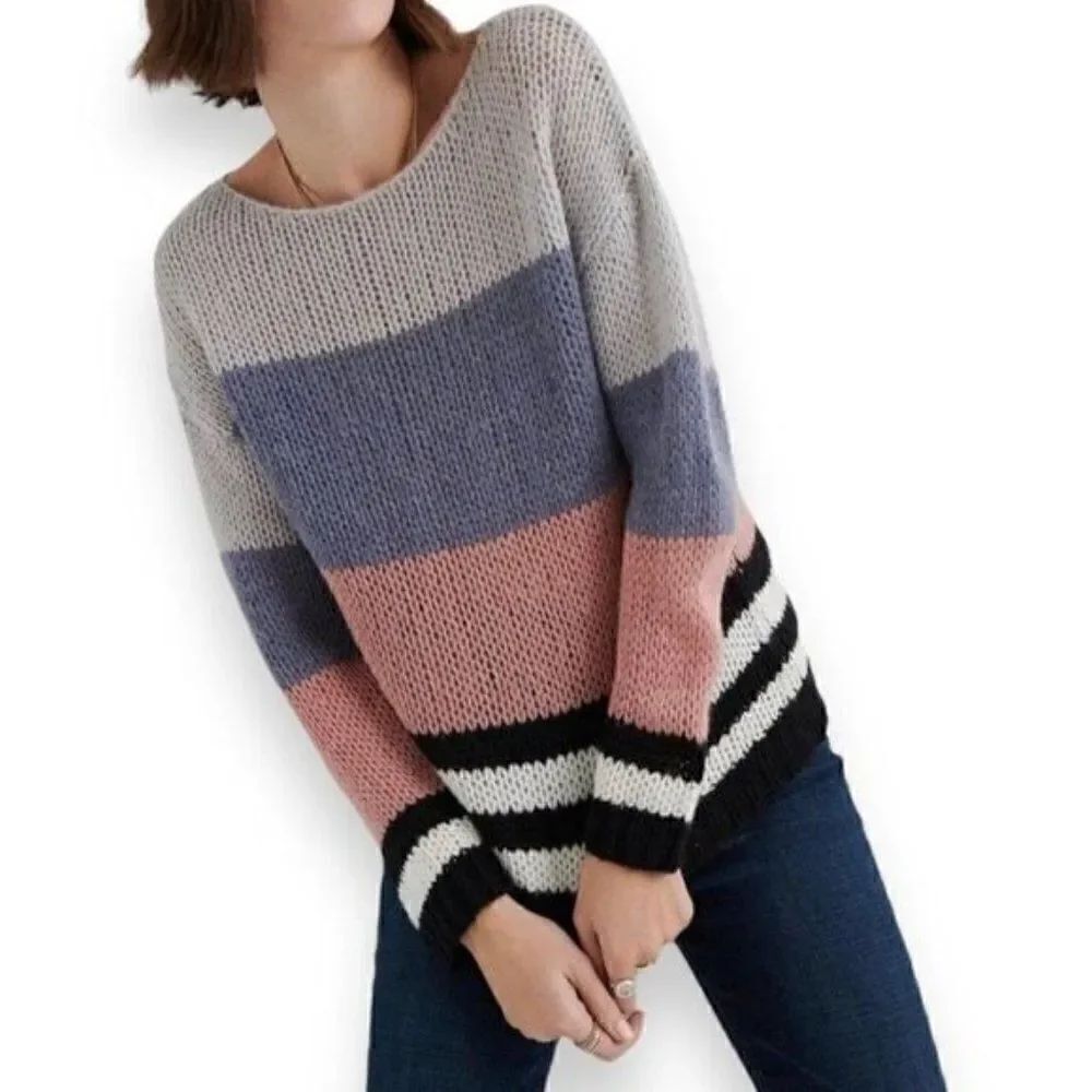 Lucky Brand Bold Stripe Pullover